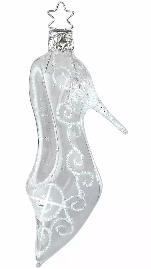 Inge Glass Cinderella's Glass Slipper Ornament 3 Inge Glass Cinderella's Glass Slipper Ornament