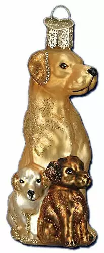 Old World Christmas Mama And Pups Ornament 3 Old World Christmas Mama And Pups Ornament