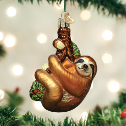 Old World Christmas Sammy The Sloth Ornament