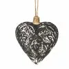 Midwest-CBK Aged Filigree Heart Ornament