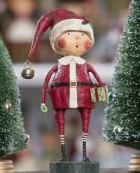 Lori Mitchell Playing Santa