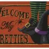 TheHolidayBarn.com Welcome My Pretties Witch Rug New!