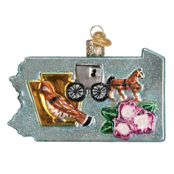 Old World Christmas State Of Pennsylvania Ornament