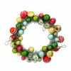 Raz Christmas Retro Silver Tinsel Ornament Wreath 1 Raz Christmas Retro Silver Tinsel Ornament Wreath