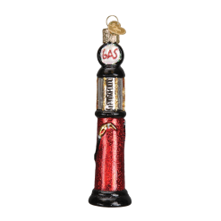 Old World Christmas Retro Cylinder Gas Pump Ornament