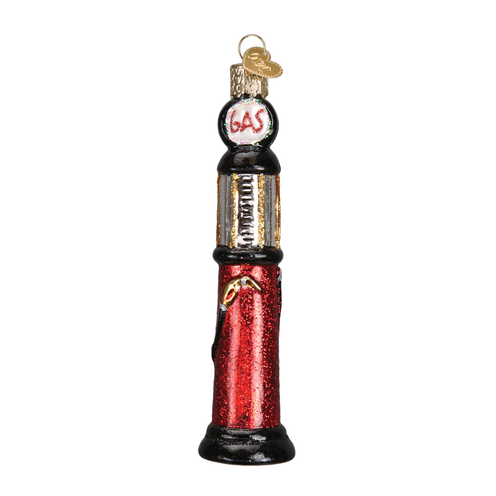 Old World Christmas Retro Cylinder Gas Pump Ornament 4 Old World Christmas Retro Cylinder Gas Pump Ornament