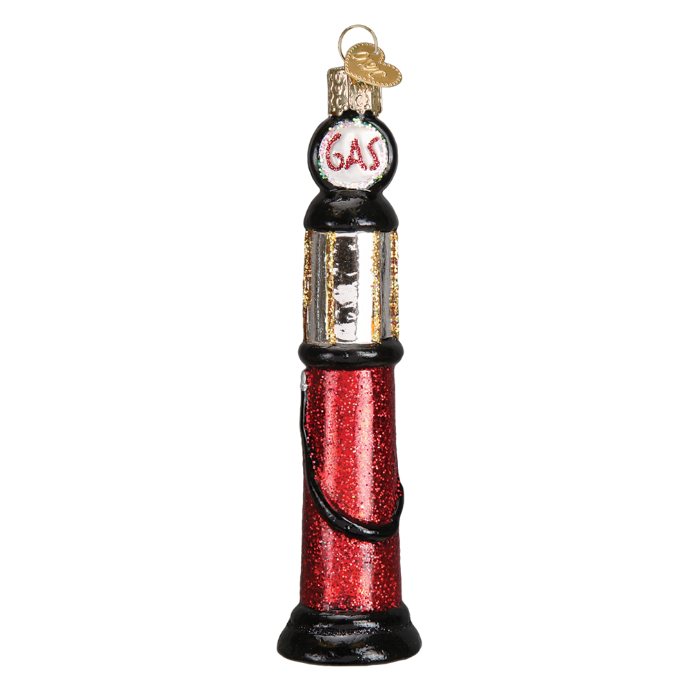 Old World Christmas Retro Cylinder Gas Pump Ornament 5 Old World Christmas Retro Cylinder Gas Pump Ornament