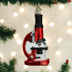 TheHolidayBarn.com Microscope Ornament Christmas