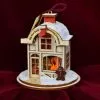 Ginger Cottages Christmas Stocking Shoppe Balsa Wood Ornament