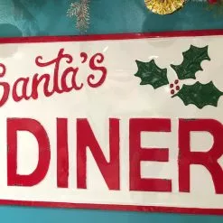 Raz Santa's Diner Sign New!