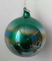 Winward Jim Marvin Ornaments Jim Marvin Teal Pearl Glass Ornaments