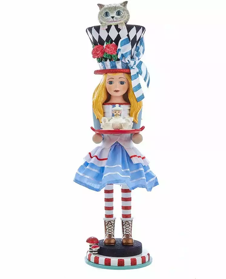 Kurt Adler New! Alice's Adventures In Wonderland Nutcracker 3 Kurt Adler New! Alice's Adventures In Wonderland Nutcracker