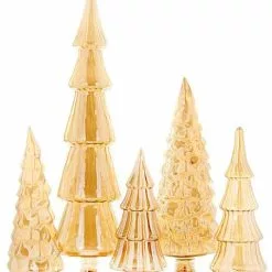Cody Foster New! Amber Candy Glass Trees, Large