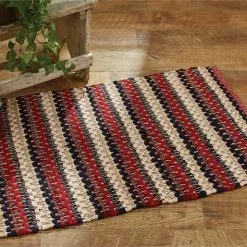 Park Designs Americana Rag Rug New!