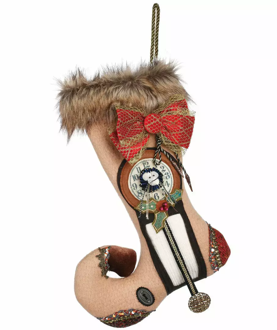 TheHolidayBarn.com Christmas Angelina Stocking Accent Pillow 3 TheHolidayBarn.com Christmas Angelina Stocking Accent Pillow