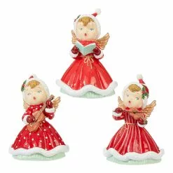 Raz New! Retro Caroling Angels