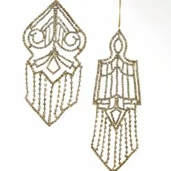Katherine's Collection Art Deco Rhinestone Ornaments New!