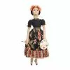 TheHolidayBarn.com Artist Frida Kahlo Doll New!