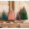 Bethany Lowe Jewel-Tide Bottle Brush Trees New! 2 Bethany Lowe Jewel-Tide Bottle Brush Trees New!