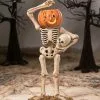 Bethany Lowe New! Pumpkin Bucket Head Skelly 2 Bethany Lowe New! Pumpkin Bucket Head Skelly