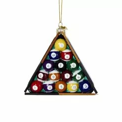 Kurt Adler Christmas Billiard Ball Ornament