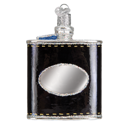 Old World Christmas Flask Ornament