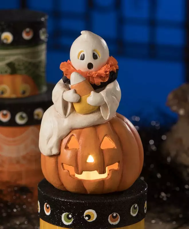 Bethany Lowe New! Candy Corn Ghost 3 Bethany Lowe New! Candy Corn Ghost