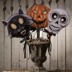 Bethany Lowe New! Spooky Halloween Mask Trio