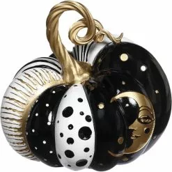 TheHolidayBarn.com New! Celestial Moon Pumpkin