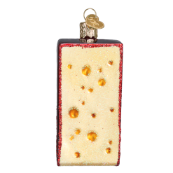 Old World Christmas Cheese Wedge Ornament 8 Old World Christmas Cheese Wedge Ornament