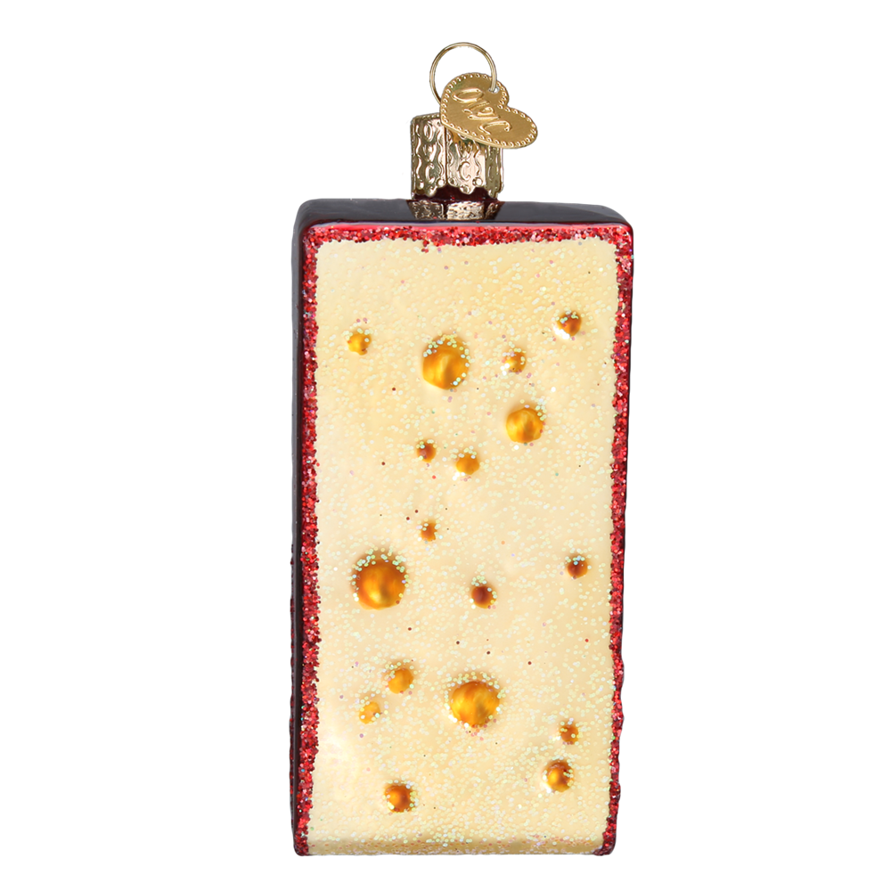 Old World Christmas Cheese Wedge Ornament 5 Old World Christmas Cheese Wedge Ornament