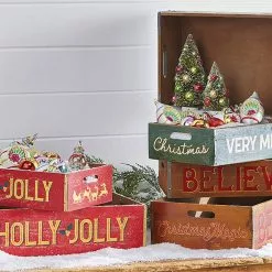 Raz Christmas Crates