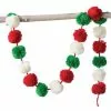 Creative Co-Op Christmas Pom Pom Garland