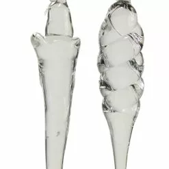 Sage & Co. Free-Form Solid Glass Icicle Ornaments