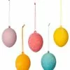 TheHolidayBarn.com Peeps Flocked Easter Egg Ornaments