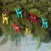 Bethany Lowe Colorful Mini Deer Ornaments New! 1 Bethany Lowe Colorful Mini Deer Ornaments New!