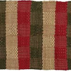 Park Designs Country Christmas Cotton Rag Rug New!