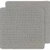 TheHolidayBarn.com Crocheted Dishcloths, Gray