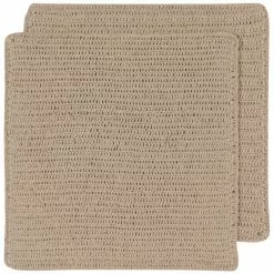 TheHolidayBarn.com New! Crocheted Dishcloths, Sandstone