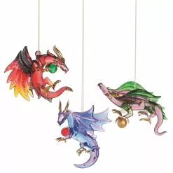 TheHolidayBarn.com New! Magical Dragon Ornaments