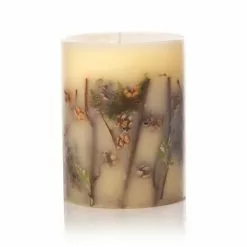 Rosy Rings Evergreen Forest Botanical Candle Christmas