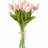 K&K Interiors Faux Pink Tulip Bunch