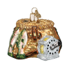Old World Christmas Fishing Creel Ornament
