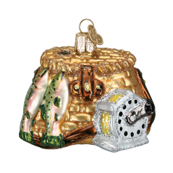 Old World Christmas Fishing Creel Ornament
