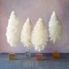 Glitterville New! Fluffy Cream Trees