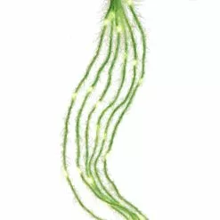 Kurt Adler Fuzzy Green Garland With Lights