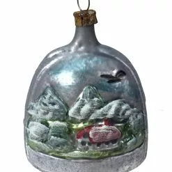 Nostalgie Christbaumschmuck Christmas Vintage Patina Winter Bell Ornament