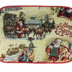 StiVoTex Merry Christmas Tapestry Placemats From Germany - Set Of 6