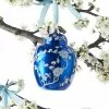 Raz New! Blue Ginger Jar Ornament