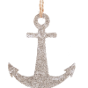 Midwest-CBK Glittered Anchor Silhouette Ornament Christmas